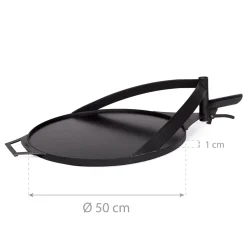 CookKing Grillplatte Für Bandito & Montana x 50x17cm Schwarz