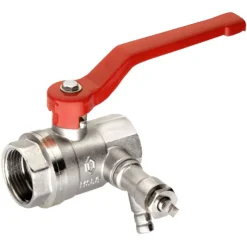 Cornat Kugel-Durchgangshahn mit Entleerung 1/2" IG