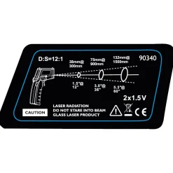 COZZE Infrarot-Thermometer mit Tasche