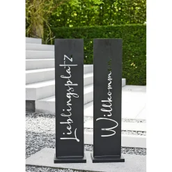 Dekoaufstseller Cartello LxBxH 20 x 15 x 77 cm sortiert