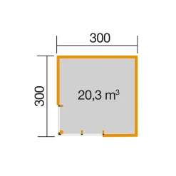 Designhaus 412 Größe 1 hellgrau