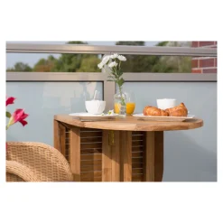 deVries Balkontisch Woodie 120 x 60 cm