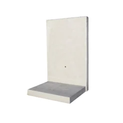 Diephaus L-Stein bewehrtehrt grau 155 x 100 x 85 x 12 cm