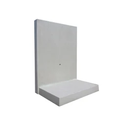 Diephaus L-Stein bewehrtehrt grau 180 x 100 x 100 x 12 cm