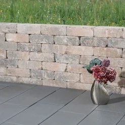 Diephaus Mauerstein Antik Muschelkalk 42 x 21 x 14 cm