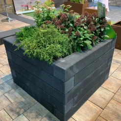 Diephaus Mauerstein Linear Kombi Basalt 80 x 12,5 x 12,5 cm