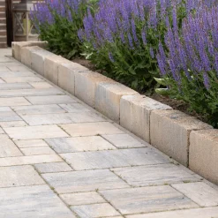 Diephaus Randstein Cup Muschelkalk 50 x 25 x 7 cm