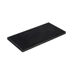 Diephaus Strukturierte Platte Schwarz-Basalt 80 x 40 x 4 cm