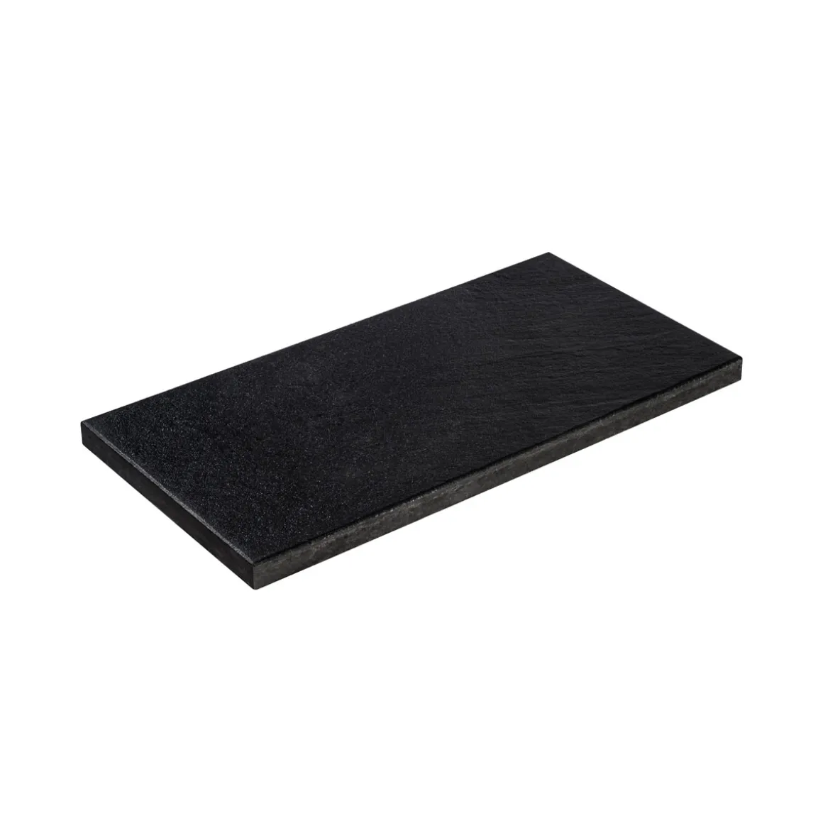Diephaus Strukturierte Platte Schwarz-Basalt 80 x 40 x 4 cm