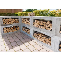 Diephaus U-Stein-Ecke anthrazit 40 x 40 x 40 cm