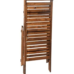 dobar Blumentreppe klappbar 50 x 102 x 46 cm braun