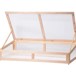 dobar Frühbeet-Aufsatz 128 x 67 x 31,5 cm Kiefer natur