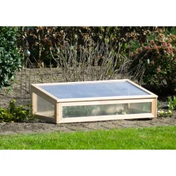 dobar Frühbeet-Aufsatz 128 x 67 x 31,5 cm Kiefer natur