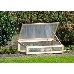 dobar Frühbeet-Aufsatz 128 x 67 x 31,5 cm Kiefer natur