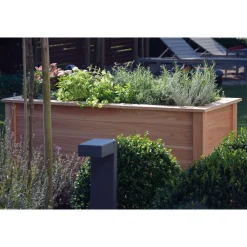 dobar Großes Hochbeet 150 x 65 x 60 cm beige