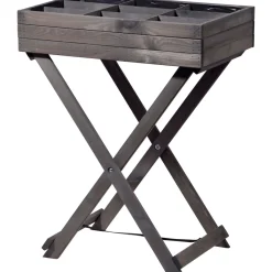 dobar Hochbeet faltbar 58 x 38 x 75 cm grau