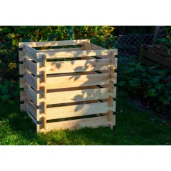 dobar Holz-KomposterStecki 78 x 78 x 78 cm Kiefer natur