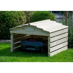 dobar Mährobotergarage 78,5 x 74 x 52,5 cm natur