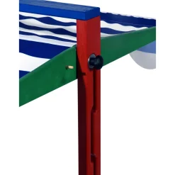 dobar Sandkasten mit Deckel 120 x 120 x 120 cm mehrfarbig