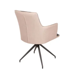 Drehstuhl ZEVIO, dunkelgrau, 2er Set