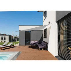 Dreieck-Segel Capri 5 x 5 x 5 m grau