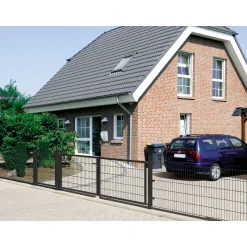 Durabil Doppelstab Gittermatte-Zaunsystem 200 x 100 cm grün