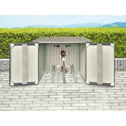 Durabil Fahrradgarage anthrazit 163 x 163 x 204 cm