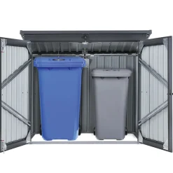 Durabil Metall-Mülltonnenbox Klassik für 2 x 240 L