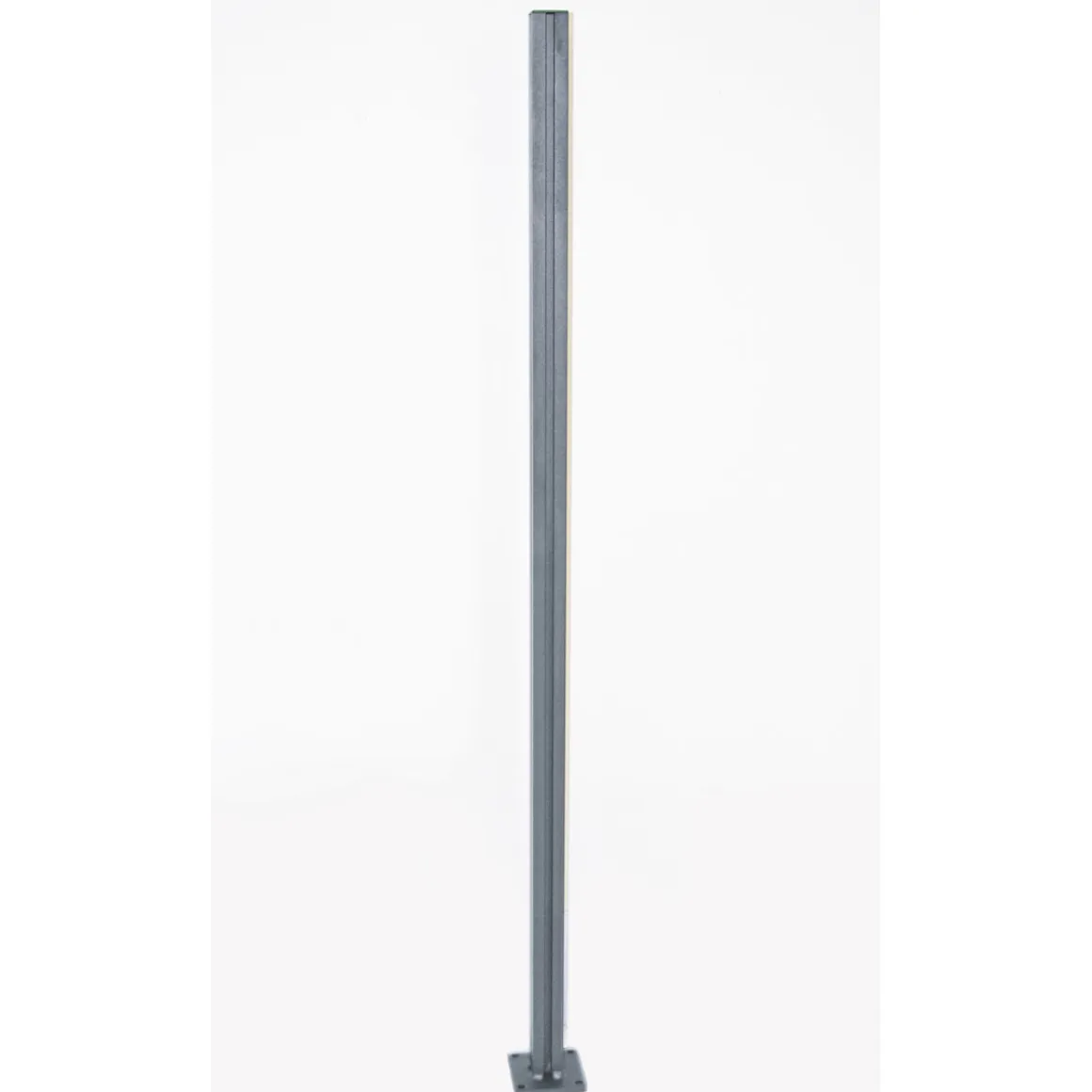 Durabil Universalpfosten für Glaswindschutz Aluminium