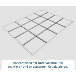 EcoStar Aluminium-Unterkonstruktion für Fußböden GH2 Typ3