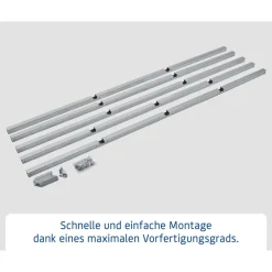 EcoStar Aluminium-Unterkonstruktion für Fußböden GH2 Typ2