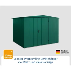 EcoStar Gerätehaus Elegant-STyp 3RAL7016 1 flg