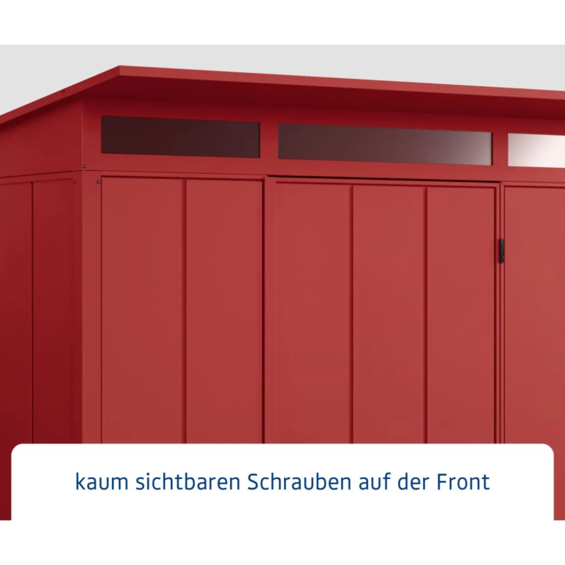 EcoStar Gerätehaus Elegant-PTyp 1RAL3004 1 flg