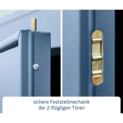 EcoStar Gerätehaus Elegant-PTyp 3RAL5014 2 flg