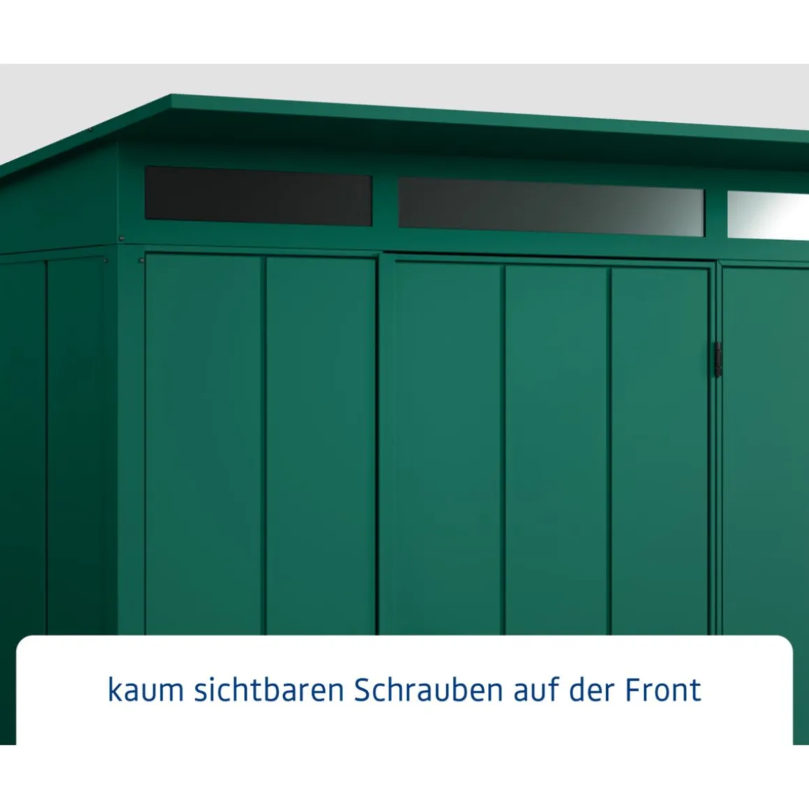 EcoStar Gerätehaus Elegant-PTyp 1RAL6005 1 flg