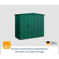 EcoStar Gerätehaus Elegant-STyp 1RAL6005 1 flg