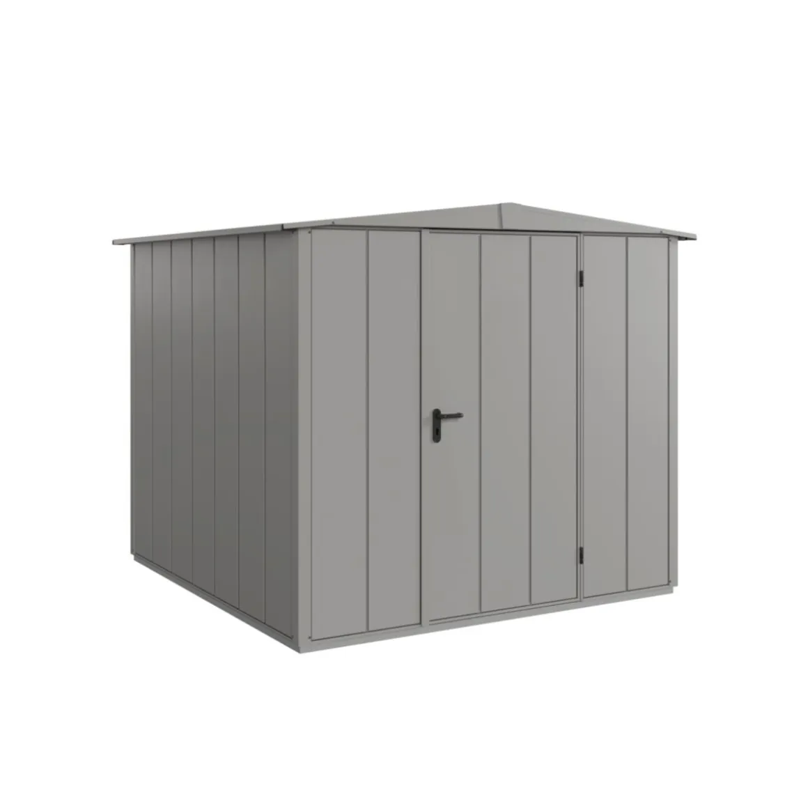 EcoStar Gerätehaus Elegant-STyp 2RAL9007 1 flg