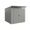 EcoStar Gerätehaus Elegant-PTyp 2RAL9007 2 flg