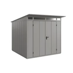 EcoStar Gerätehaus Elegant-PTyp 2RAL9007 2 flg