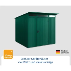 EcoStar Gerätehaus Trend-PTyp 2RAL6005 1 flg