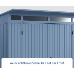 EcoStar Gerätehaus Trend-PTyp 2RAL5014 2 flg