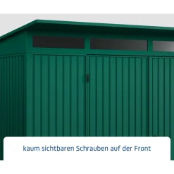 EcoStar Gerätehaus Trend-PTyp 3RAL6005 2 flg