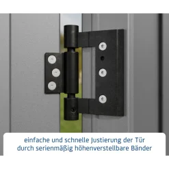 EcoStar Gerätehaus Trend-PTyp 3RAL9007 1 flg