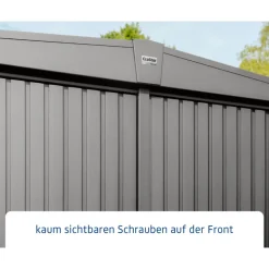 EcoStar Gerätehaus Trend-STyp 3RAL9007 1 flg