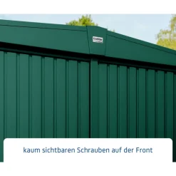 EcoStar Gerätehaus Trend-STyp 3RAL6005 2 flg