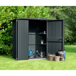 EcoStar Gerätehaus Trend-STyp 1RAL7016 1 flg