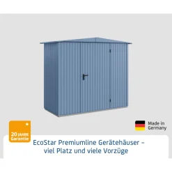 EcoStar Gerätehaus Trend-STyp 1RAL5014 1 flg