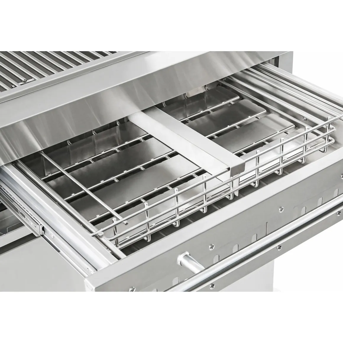 Edelstahl-Erweiterungsmodul Holzkohlegrill MGK-400 Premium
