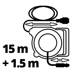 Einhell Druckluft Schlauchtrommel TC-PH 150