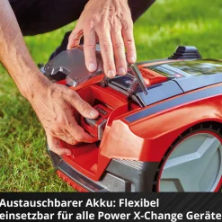 Einhell Mähroboter Freelexo Cam 500 inkl Ladegerät u 3,0 AH Akku